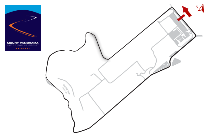 Bathurst Track Map