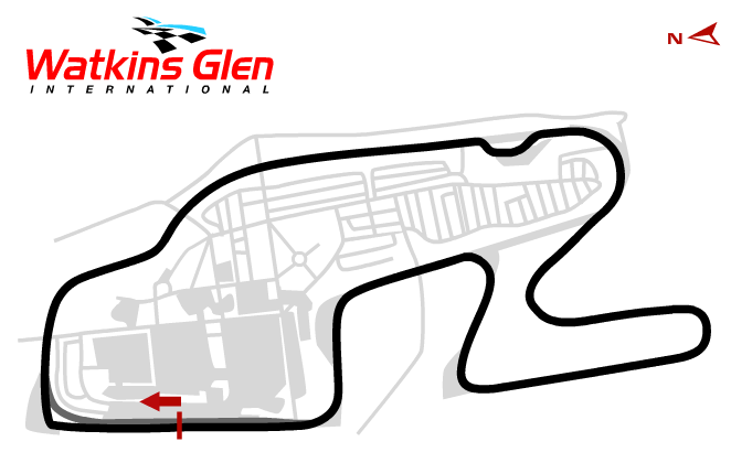 Watkins Glen Boot Track Map