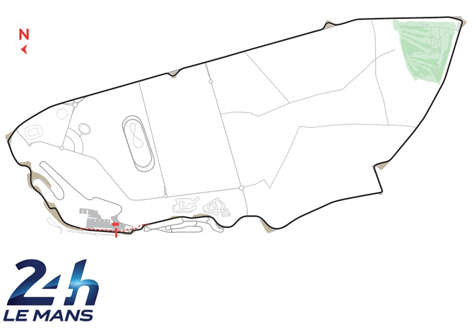 Le Mans Track Map