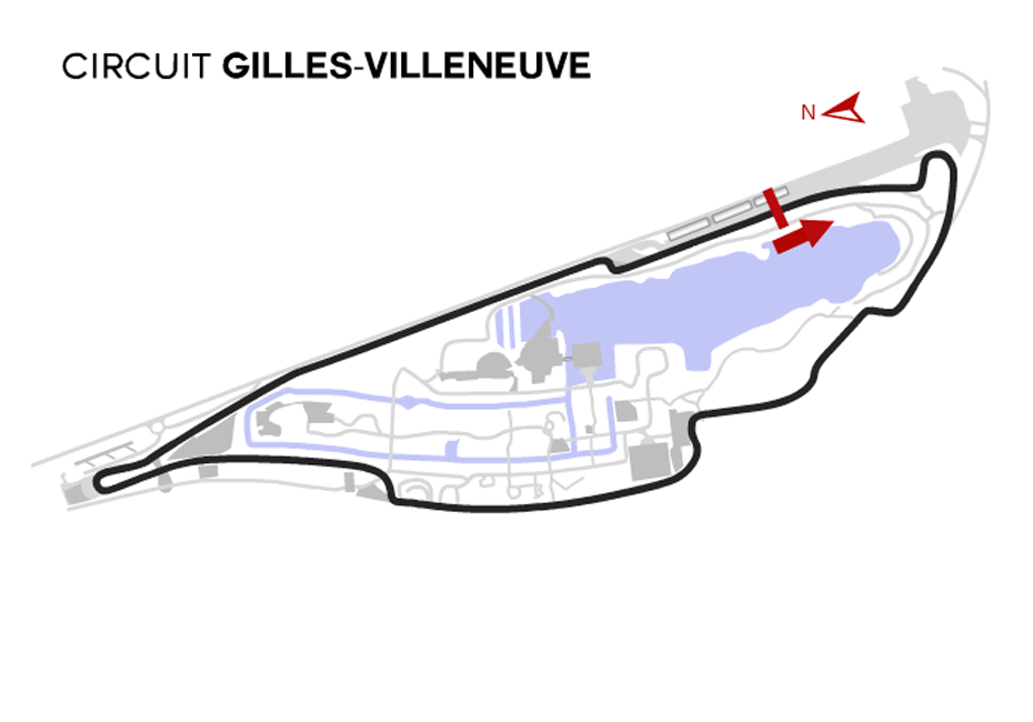 Montreal GP Track Map