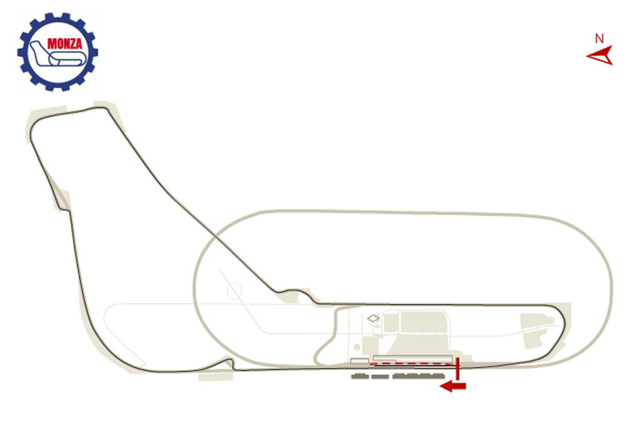 Monza GP Track Map