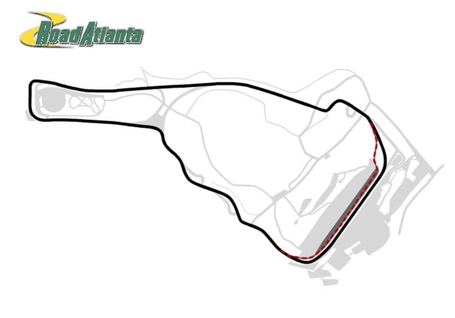 Road Atlanta Track Map