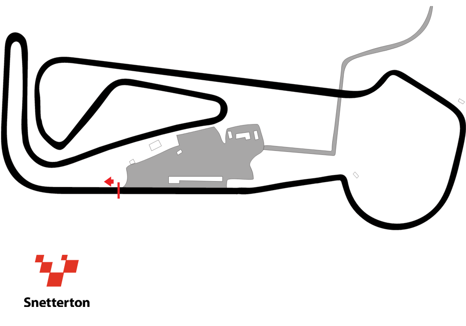 Snetterton 300 Track Map