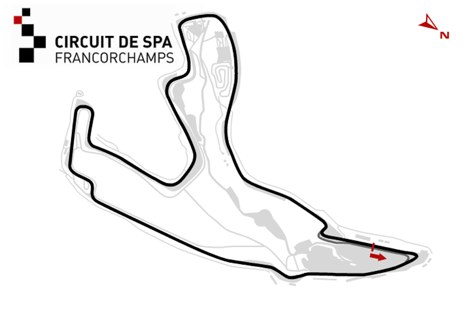 Spa GP Track Map