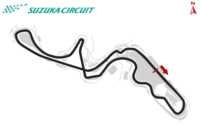 Suzuka Track Map