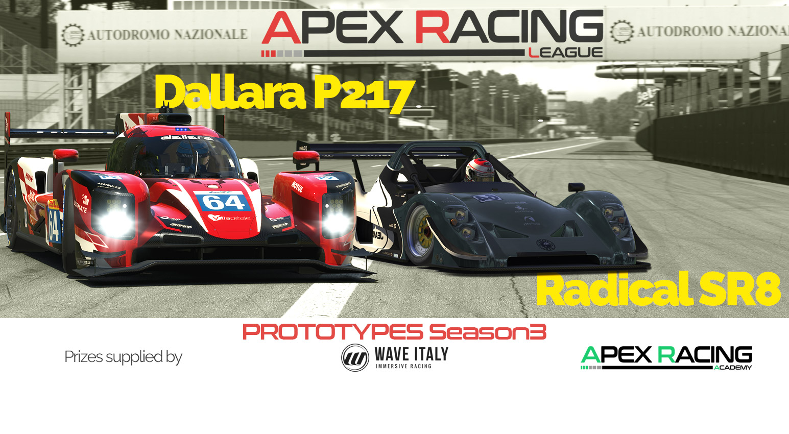 Announcement – Season 3 of the Wave Italy ARL Prototype Championship