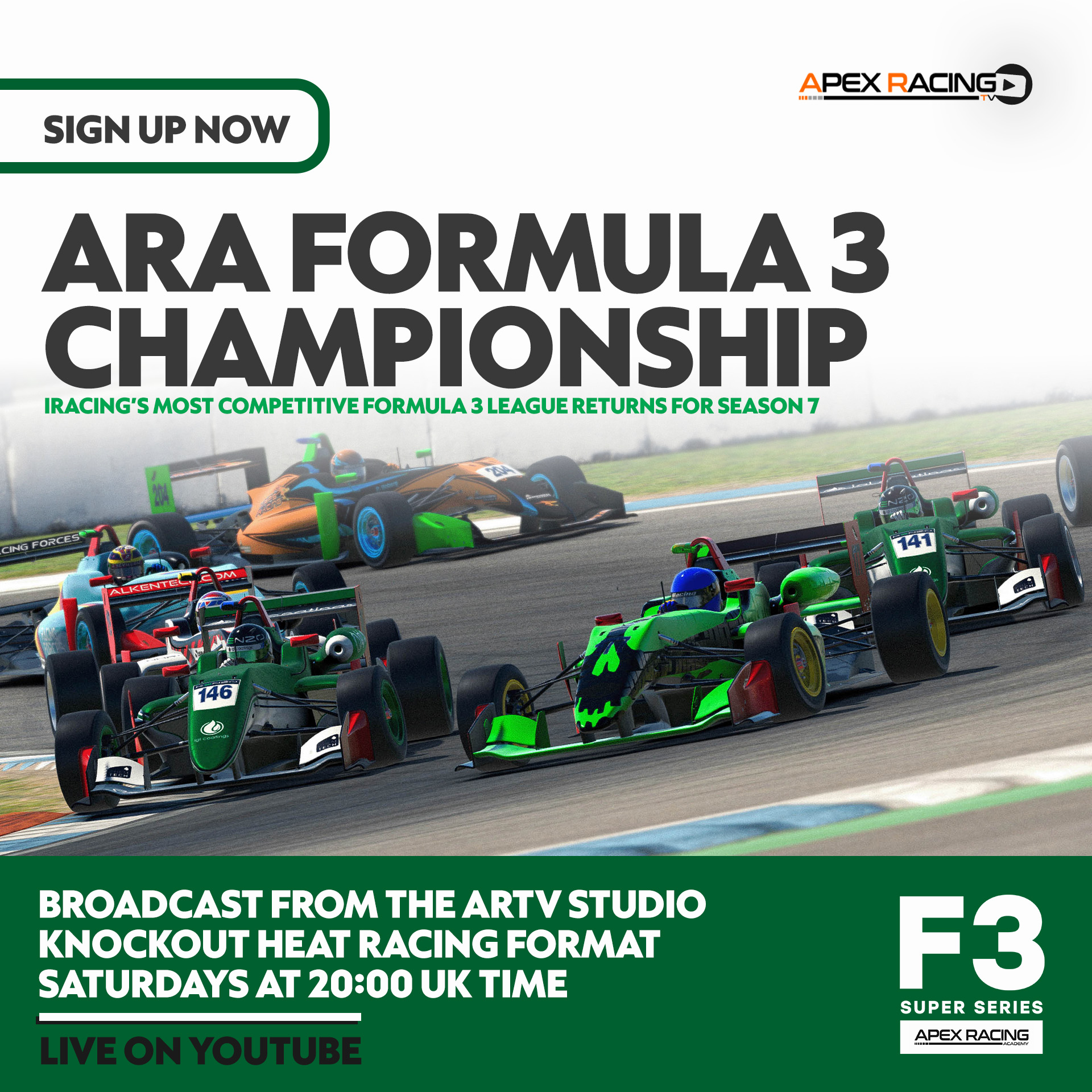 ARA Formula 3 VRS Super Series - Season 7 - Apex Racing League